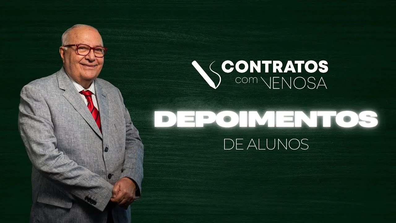 Alunos do curso Contratos com Venosa em seus depoimentos
